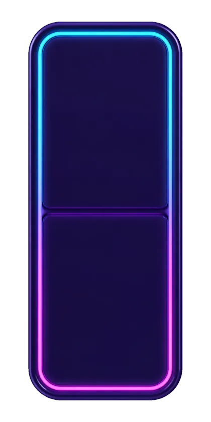 A neon domino set.