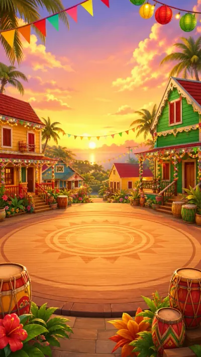 A festival room theme.