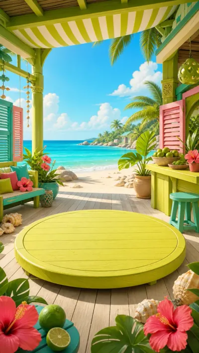 A beachside room theme.